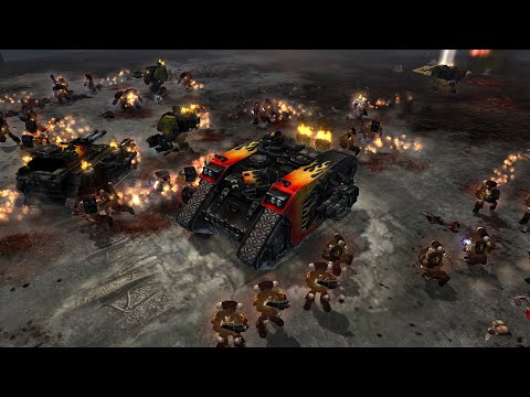 Legion of the Damned vs Chaos Space Marines - Survival - Unification Mod - Dawn Of War Soulstorm