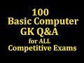What Are 100 Basic Computer Knowledge Questions Computergk Gkcomputer Staticgk Computer