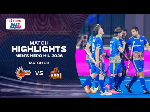 Men's Hero Hockey India League 2026 ||Match Highlights || Match 23 || LANCERS VS DRAGONS