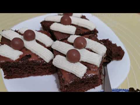 Negresa fără ou, glazurata cu ciocolata, aromata, gustoasa și ușor de  făcut( cu subtitrare) #473