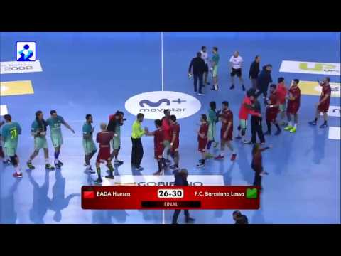 LIGA LOTERIAS ASOBAL J15 Bada Huesca - FC Barcelona (26-30) MEJORES MOMENTOS
