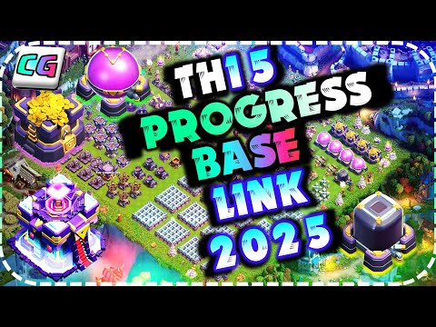 #Build your #coc #TH15_Progress_Base and Showcase Base with Link! COC TH15 Funny Troll Base 2025