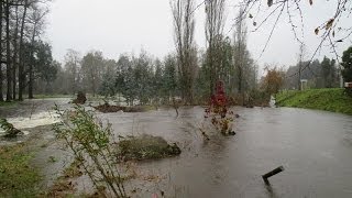 preview picture of video 'Inundación por torrencial lluvia. Junio 2014, Purranque. Chile 2/10'