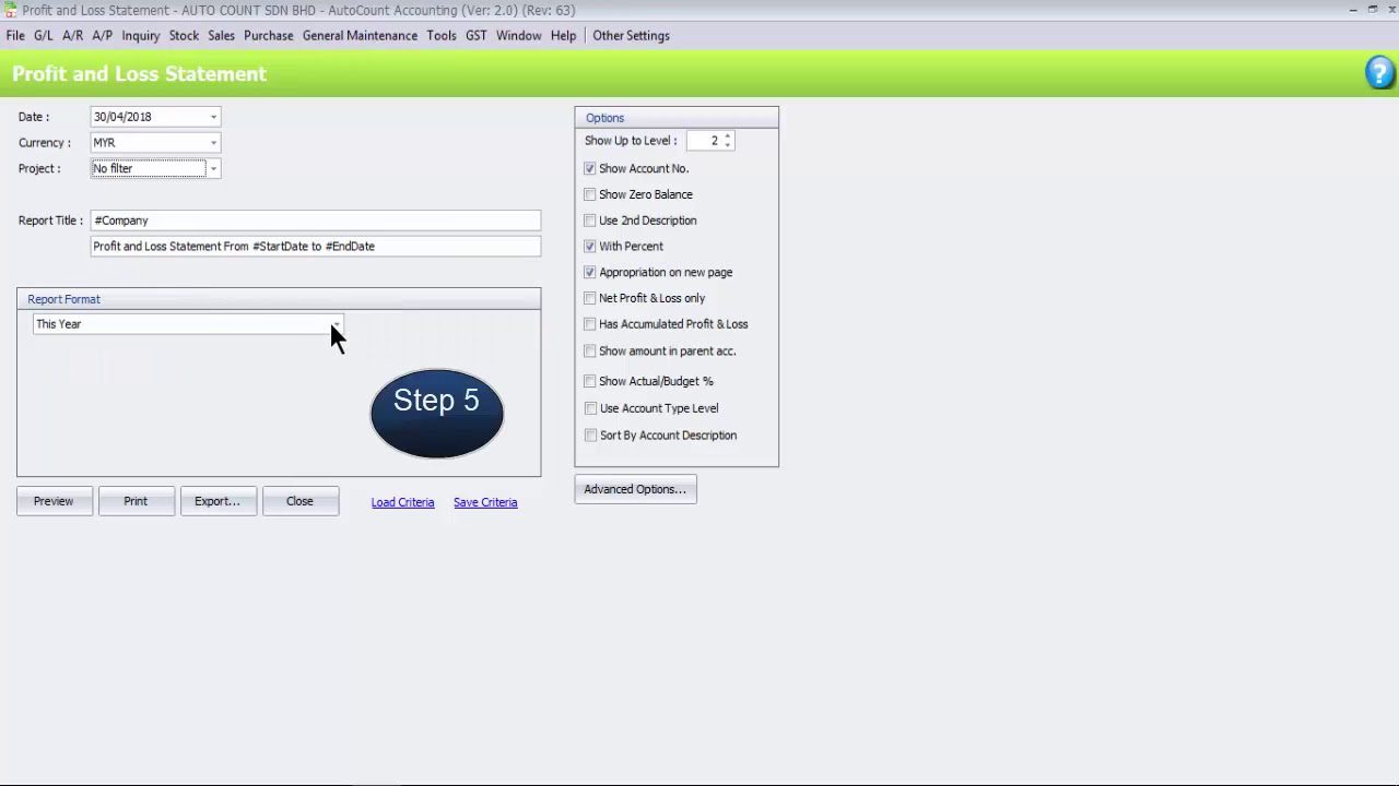 24  Financial Statement / Profit and Loss in Accounting V2