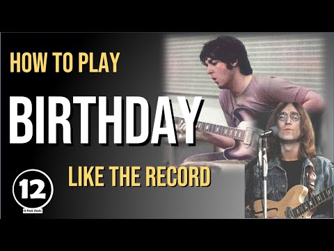 Birthday - The Beatles | Guitar Lesson