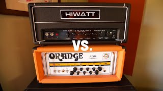 Video thumbnail for HIWATT T40 VS ORANGE AD30 | EL84 Guitar Amp Head (Quick Tone Shootout) by Sean Zetterlund