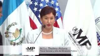 Fiscal General inaugura Fiscalía de  Sección Contra el Delito de Extorsión