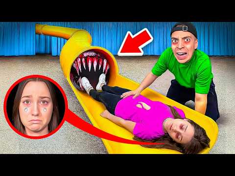 GRUSELIGE RUTSCHE HAT MEINE FREUNDIN GEFRESSEN! 😭 (SLIDE EATER)