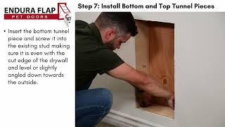 How To Install Your Endura Flap Pet Door For Walls (2022 Design)