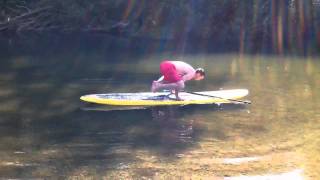 preview picture of video 'The search for Stand Up Paddleboard yoga.'