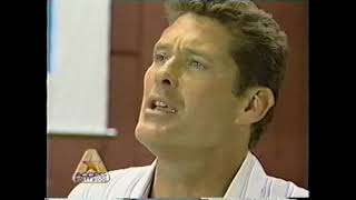 David Hasselhoff on Access Hollywood in 1997 | Bless A Brand New Angel rehearsal footage