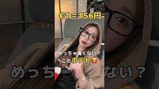 【高級マクドナルド？】オランダの空港のポテトの値段??