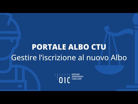🎥 Procedura di iscrizione all'Albo Nazionale dei CTU - Guida Completa 🎥