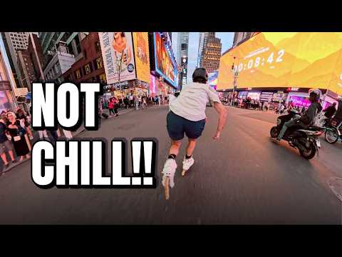 Attempting CHILL Cardio in NYC (on rollerblades) | Full Route