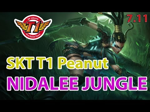 SKT T1 Peanut - Nidalee vs Rengar Jungle - Korean Pro Replay