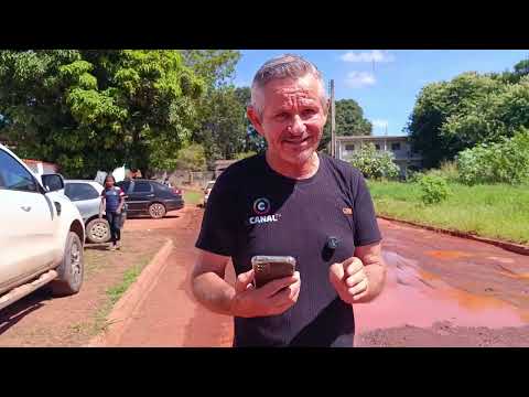 Caos em frente colégio celecina extensão dois. São João D'aliança Goiás 