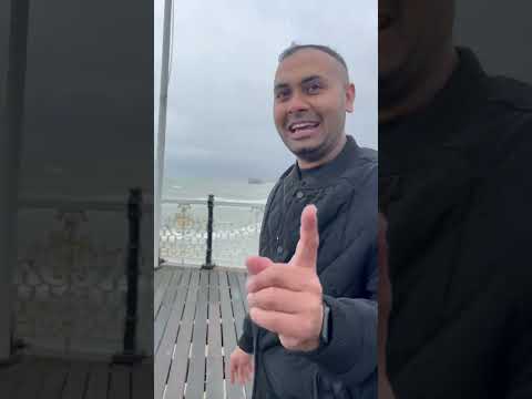 Day 1 in uk #brighton #beach #ukvisitorvisa
