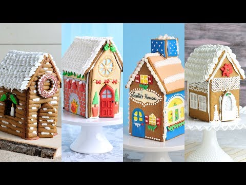 AMAZING GINGERBREAD HOUSES for CHRISTMAS by HANIELA'S