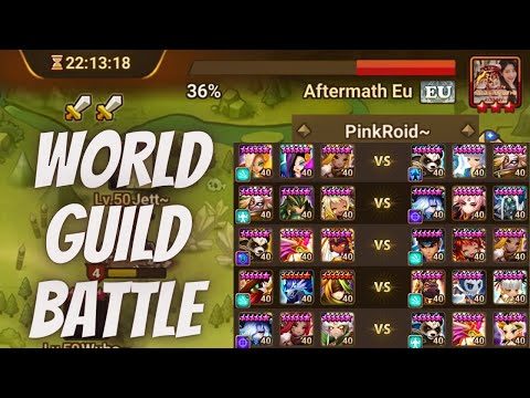 Fighting one of the best guilds in EU Server ! - G3 World Guild Battle vs Aftermath EU