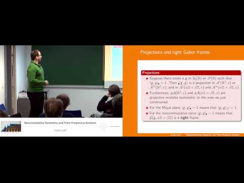 Franz Luef:  Noncommutative geometry and time-frequency analysis