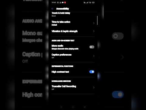How to Disable High contrast text on mobiles Telugu #shorts  #krishnatechintelugu #mobiletips #mobil