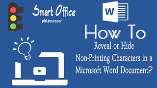 How To Reveal or Hide Non-Printing Characters in a Microsoft Word Document?