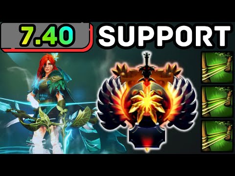 🔥 NEW PATCH 7.40 !!! WINDRANGER SOFT SUPPORT THE WIND GOD | DOTA 2 GAMEPLAY