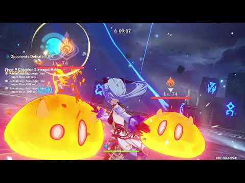 3.0 Spiral Abyss Floor 9-12 Clear Full run - Genshin Impact