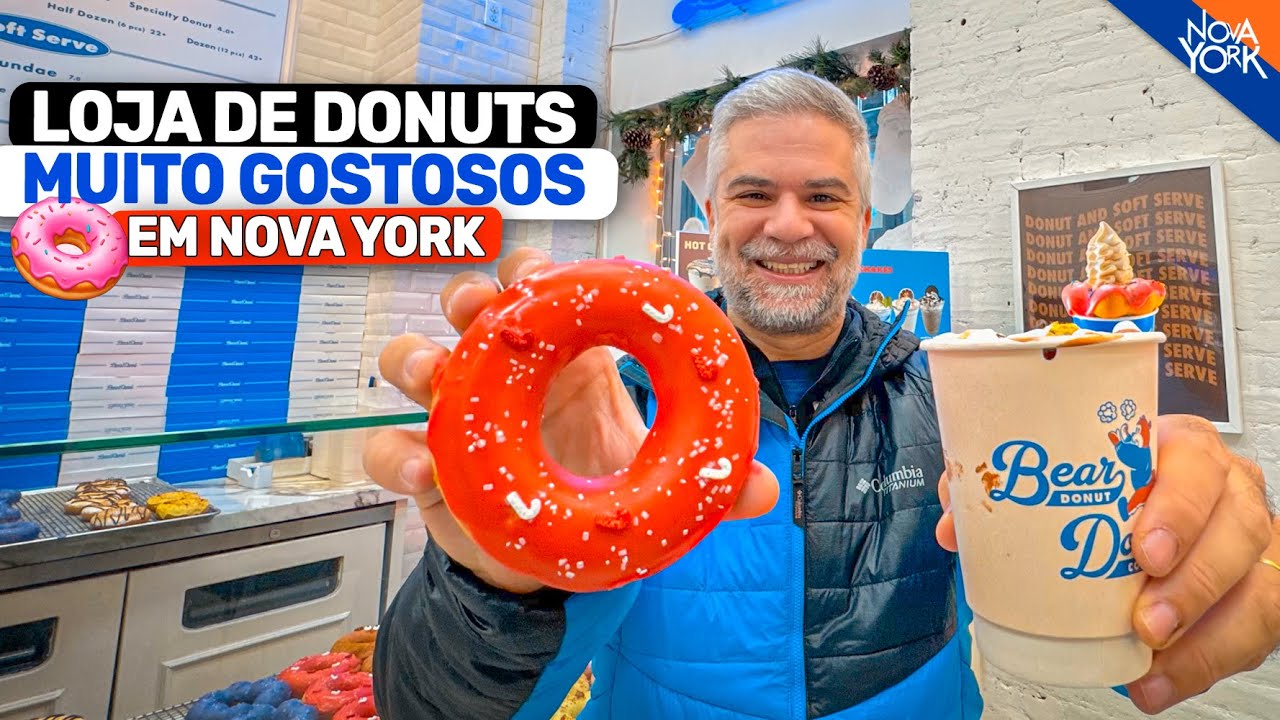 Essa loja de DONUTS EM NOVA YORK é imperdível para conhecer