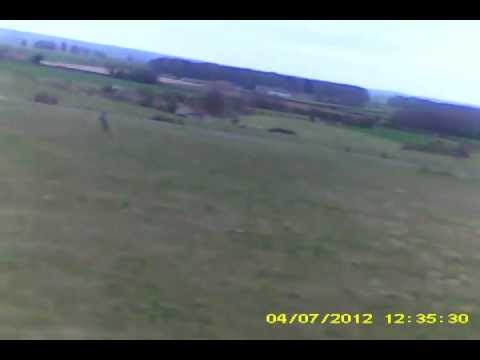 flycam following 1/4 scale spitfire