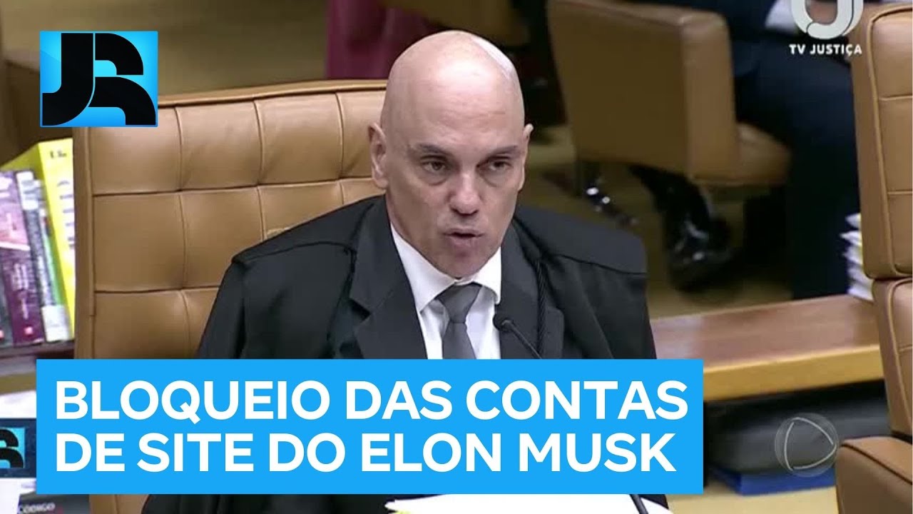 Alexandre de Moraes manda bloquear contas bancárias da Starlink, empresa de Elon Musk
