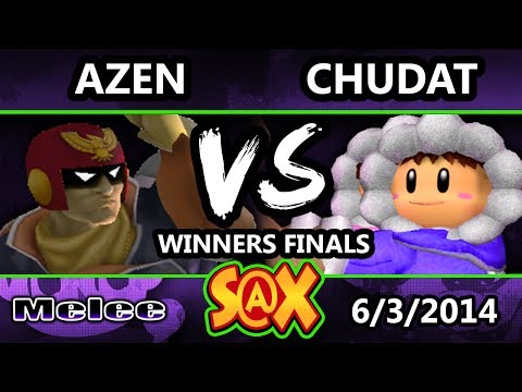 S@X Weekly - Azen (Captain Falcon) Vs. MOR | Chudat (Ice Climbers) SSBM Winners Finals - Melee