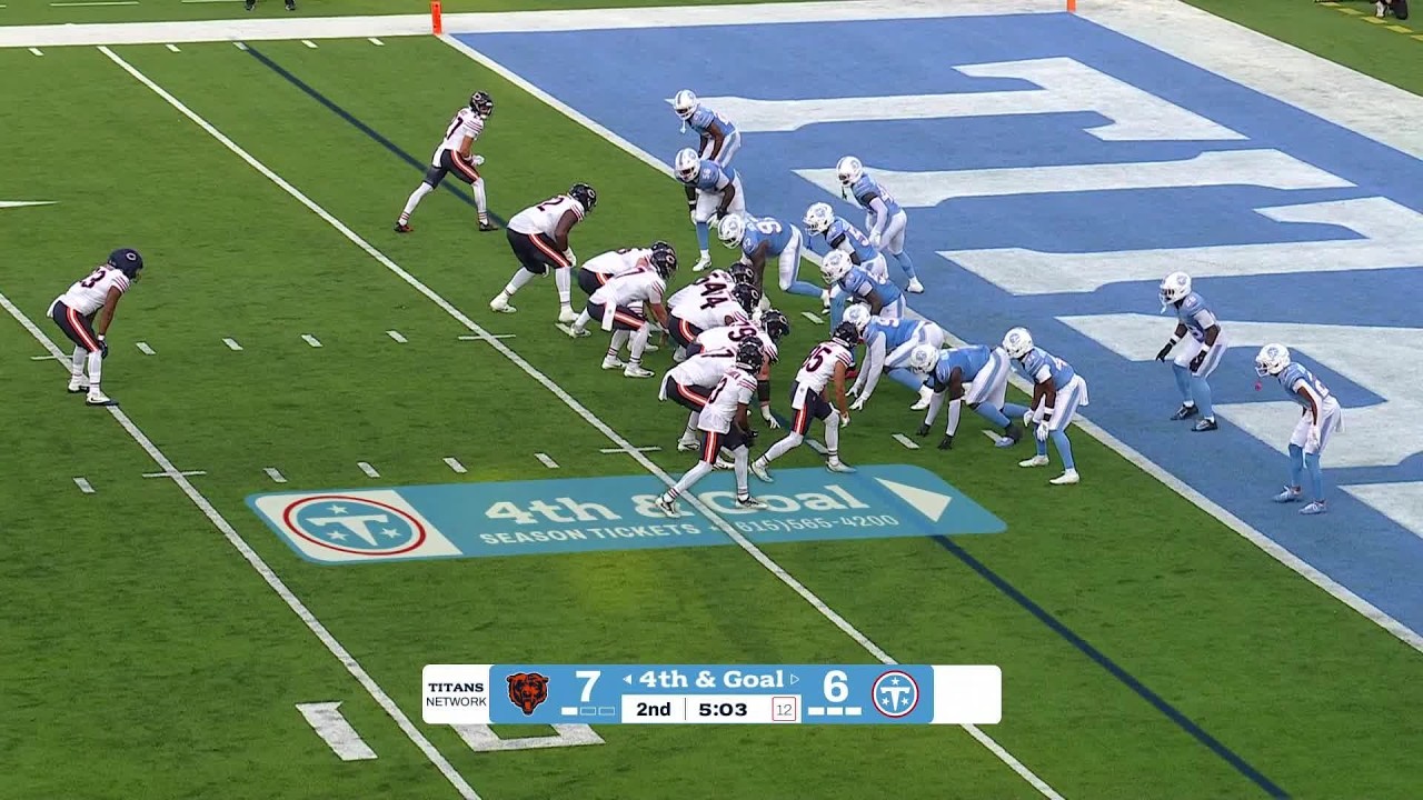 Tyson Bagent swivels his way out of trouble to deliver 2-yard TD to Alexander