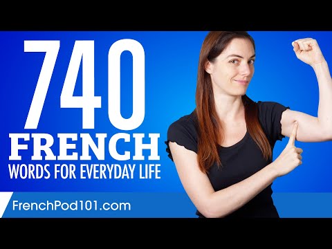 740 French Words for Everyday Life - Basic Vocabulary #37