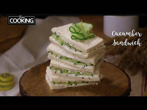 Cucumber Sandwich | Cheese Spread Sandwich | Sandwich Recipe | Tea Time Sandwiches | Bread Recipe