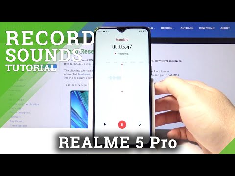 How to Use Voice Recorder – Record Sounds on REALME 5 Pro