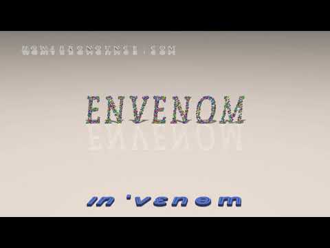 envenom - pronunciation + Examples in sentences and phrases