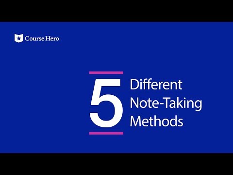 5 Different Note-Taking Methods