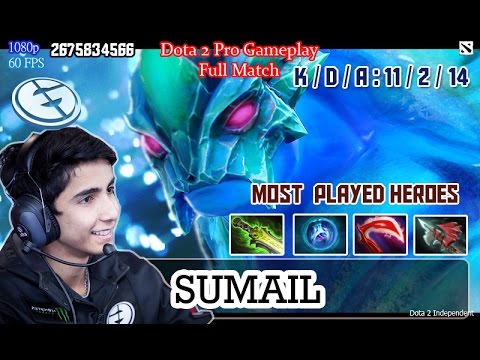 EG Sumail Playing Morphling Safelane - Most Played Heroes - DOTA 2 PRO VIDEOS FULL MATCH