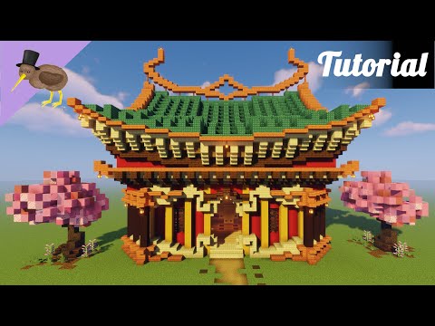 Classy Kiwi Minecraft - Minecraft Japanese / Chinese House Tutorial
