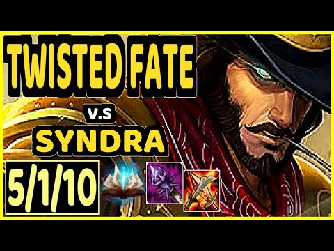 DOPA (APDO) (TWISTED FATE) vs SYNDRA - 5/1/10 KDA MID CHALLENGER GAMEPLAY - KR