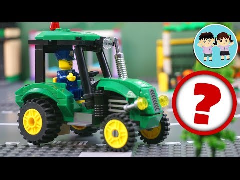 Tractorul si Fermierul - Transportul si Meseriile - video pentru copii