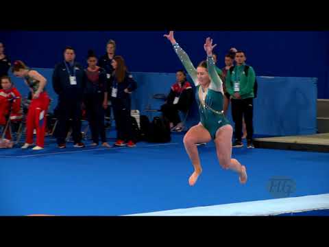 BEDDALL Georgia Ella (AUS) W - 2019 Trampoline Worlds, Tokyo (JPN) - Qualification Tumbling R2