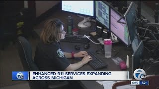 Enhanced 911 calls across Michigan