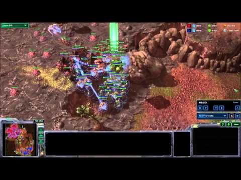 Using the falling rocks to kill an army!