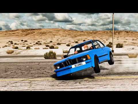 BeamNG Drive - Realistic Car Crashes | Dangerous Driving #15