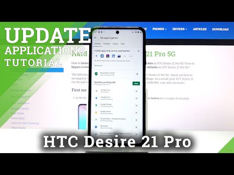 How to Update Apps on HTC Desire 21 Pro – Download Newest App Updates