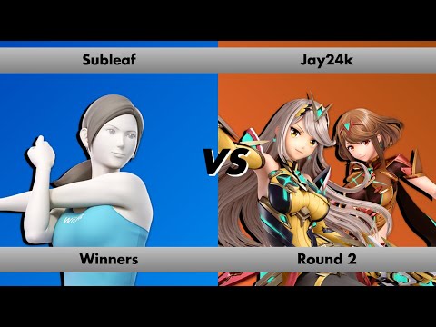 Afternoon on the Island #14 Winner's Round 2, Subleaf (Wii Fit) vs Jay24k (Pyra/Mythra)