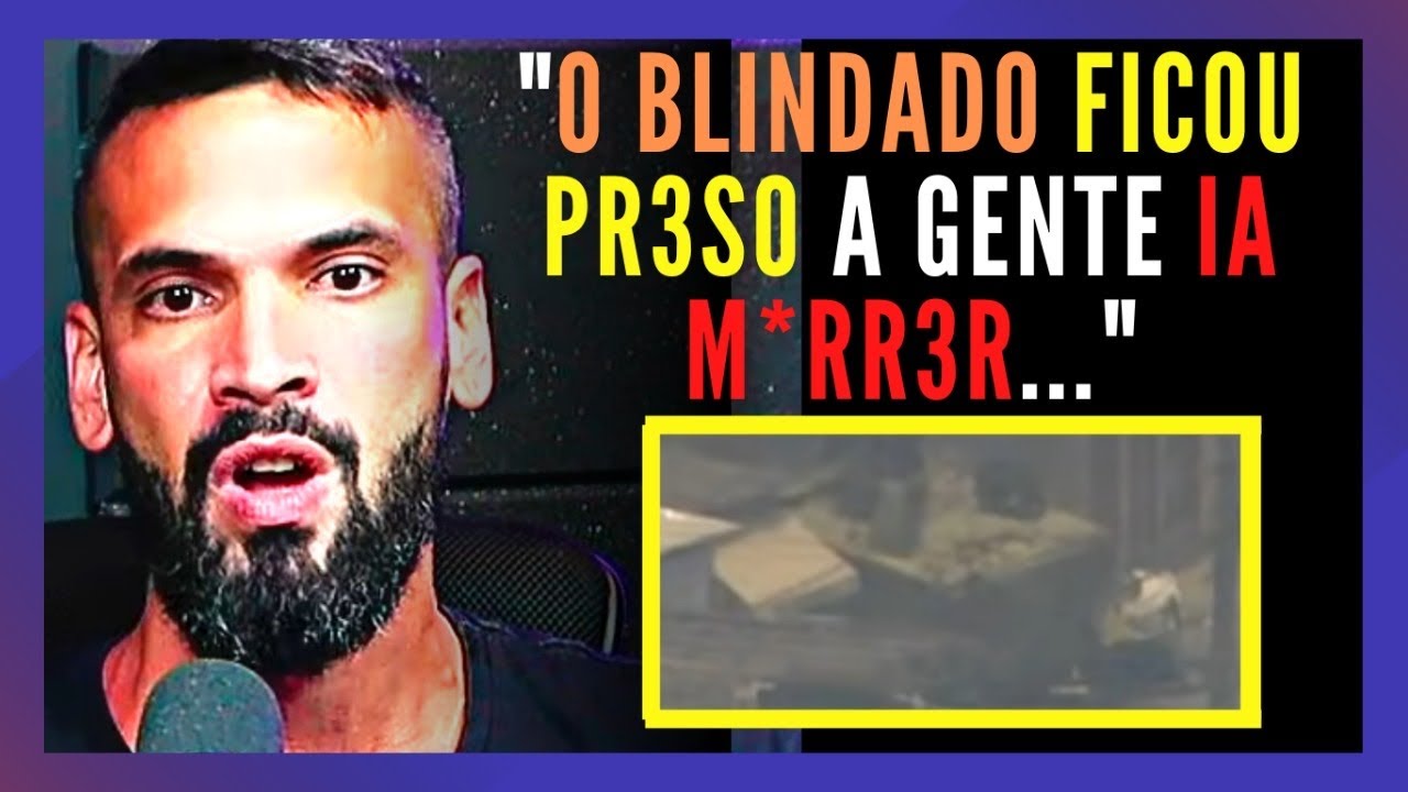 TENSÃO DENTRO DO BLINDADO COMPLEXO DO ALEMÃO  BOPE RJ #23, QUEIROZ PODCAST por andremissio queiroz