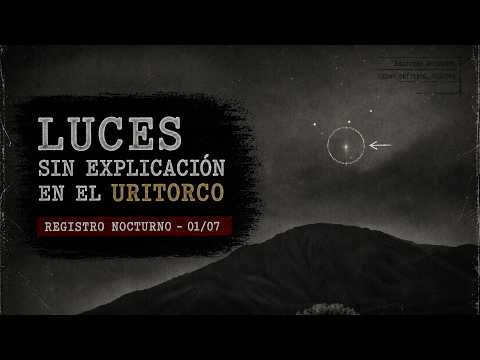 Captan varias luces simultáneas en el CERRO URITORCO (01/07/2026 - NOCHE)